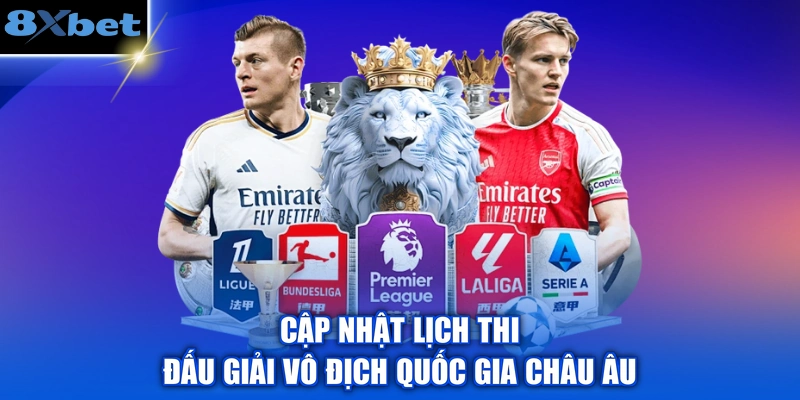 Cập nhật lịch thi đấu giải vô địch quốc gia Châu Âu
